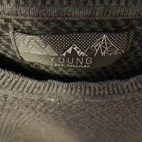 Men’s sweater grey/black. Young Renuar brand - Picture 2 of 8